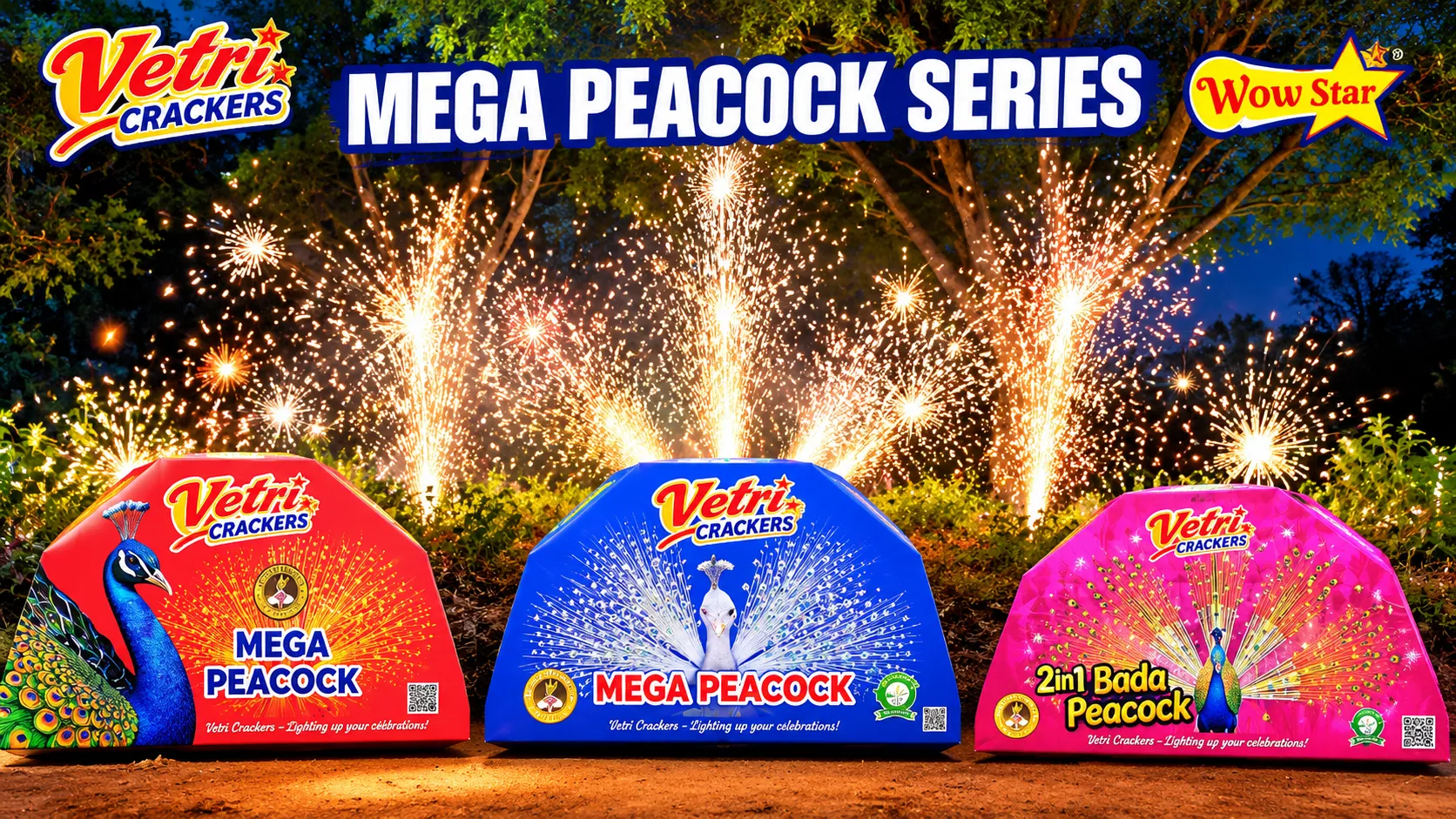 Mega Peacock Fountain