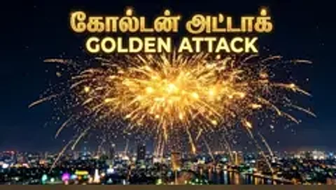 3 1/2" Golden Attack