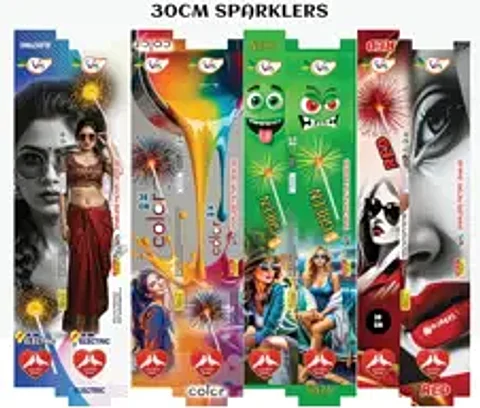 30 Cm Red Sparklers