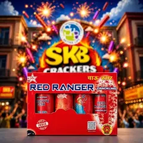 Red Power Ranger-Multicolor Fountain